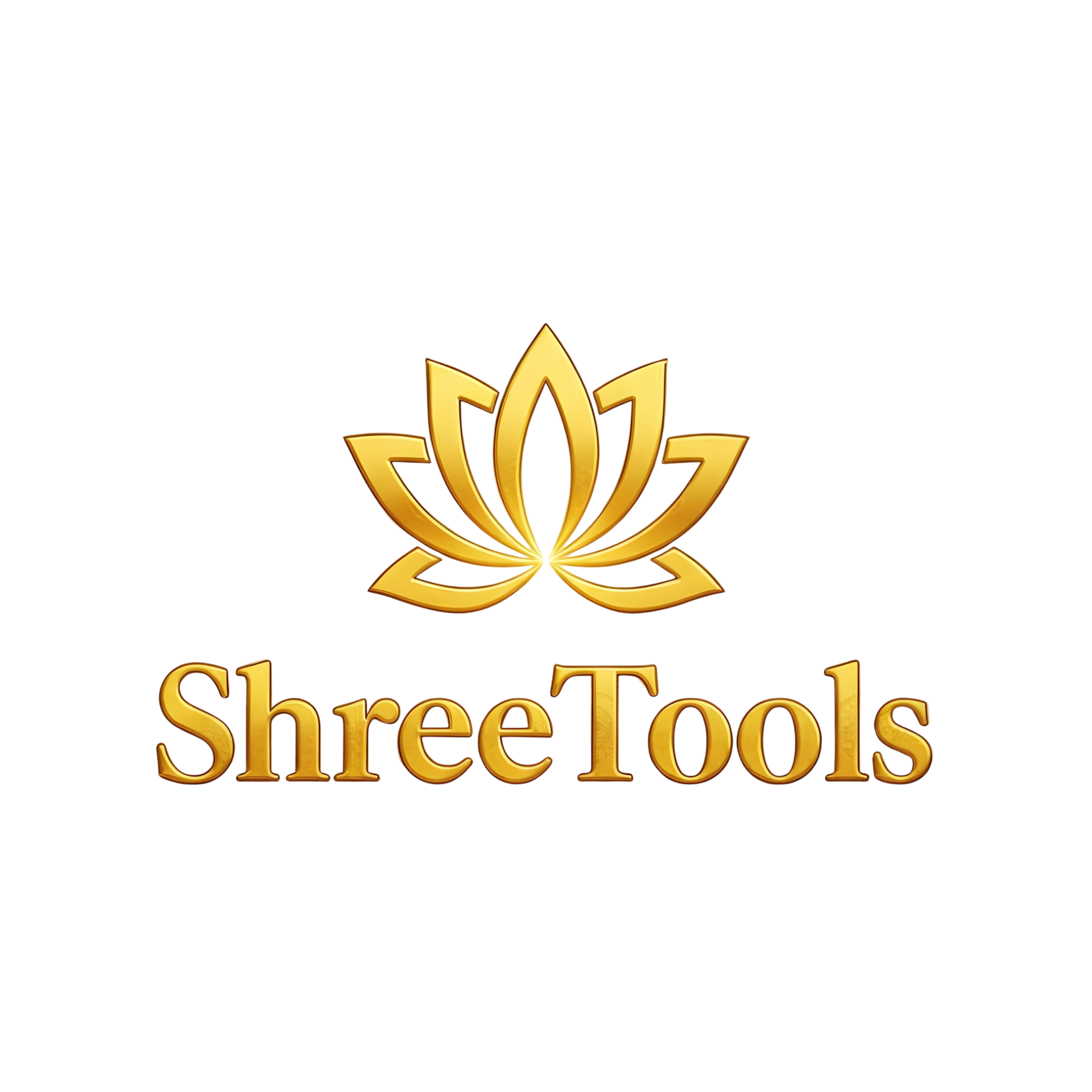 ShreeTools gold lotus emblem